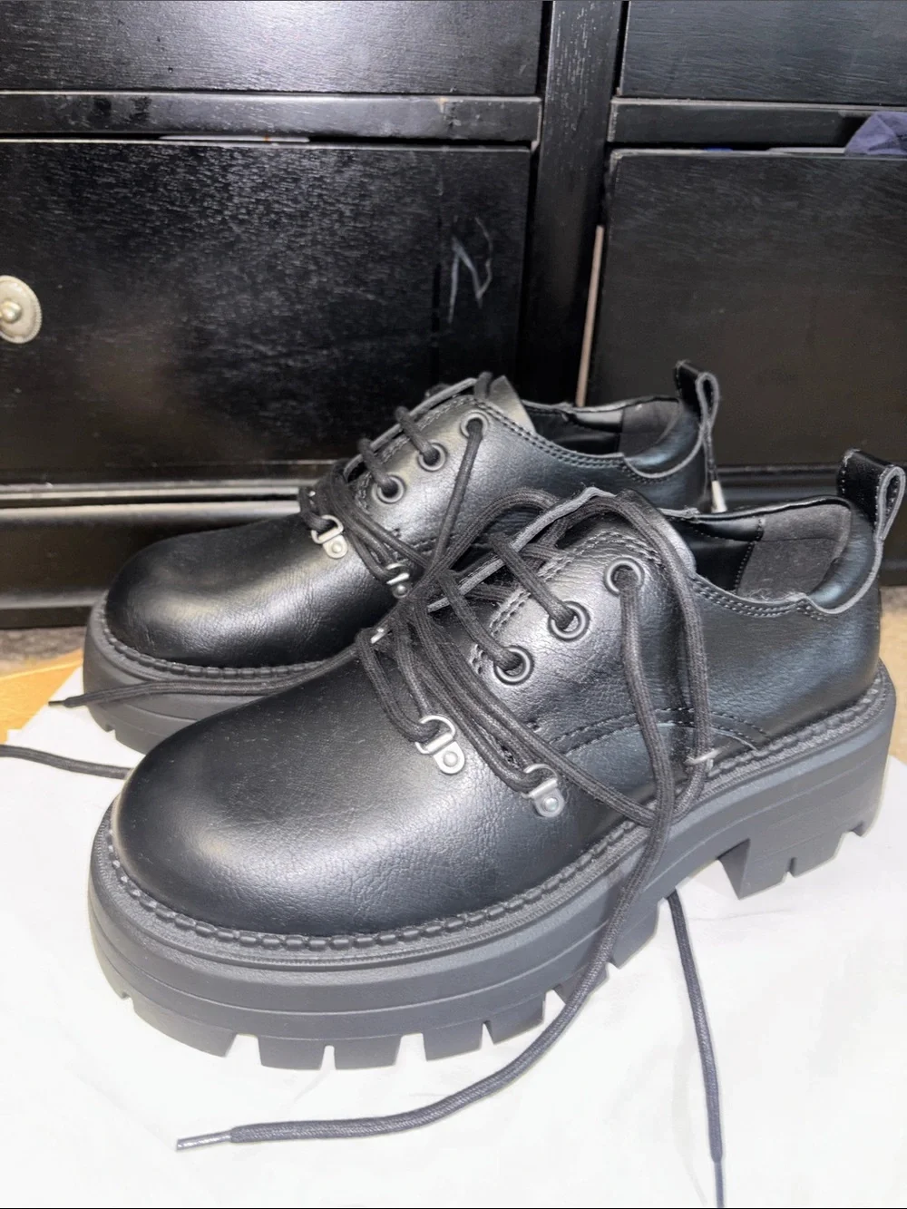 Zara multi lace chucky shoes